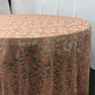 Blush Lace Devine Tablecloth - Round