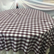 Buffalo Plaid Checkered Table Overlay - 60"x60"