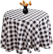 Checkered Tablecloth - 72'' overlay