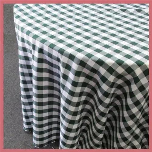 Checkered Tablecloth - 72'' overlay