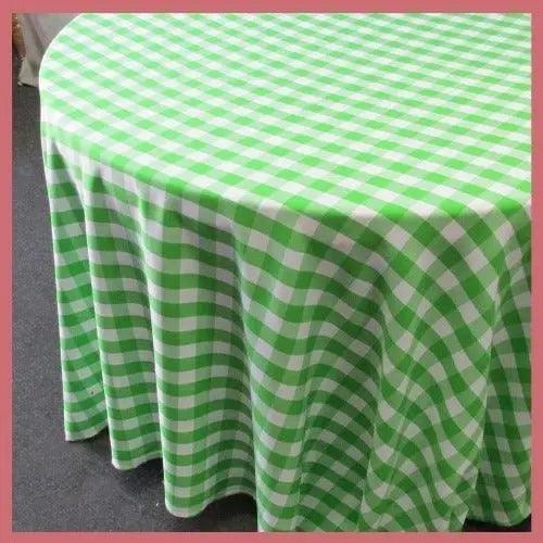 Checkered Tablecloth - 72'' overlay