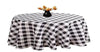 Checkered Tablecloth - 72'' overlay