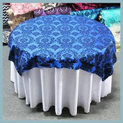 Damask Flocking Taffeta - Table Overlay