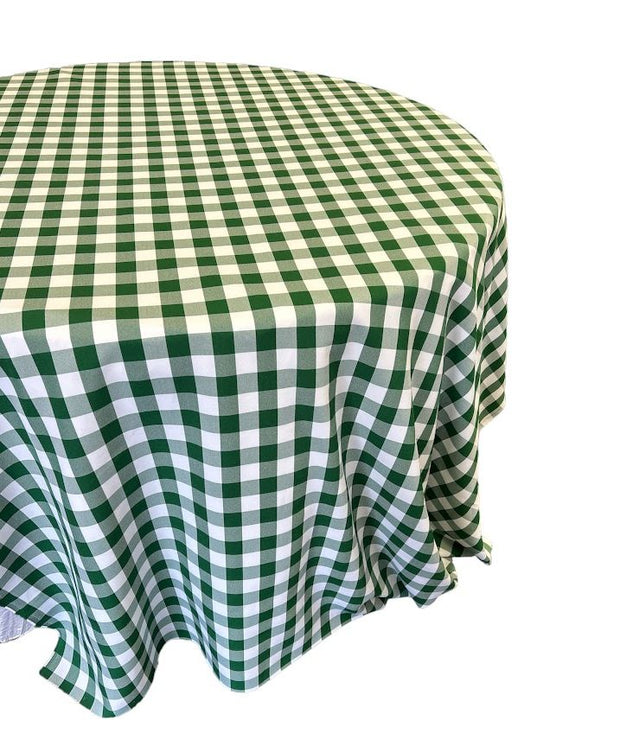 Checkered Tablecloth - 90'' Round