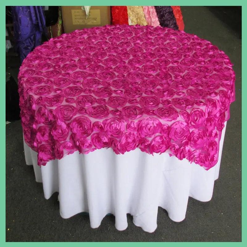 Flower Mesh Tablecloth Magenta Amazing Warehouse inc.
